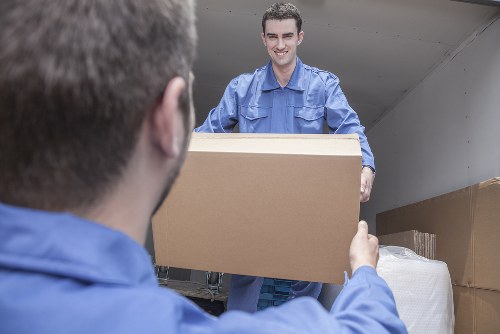 Removals van ready for a Battersea home move