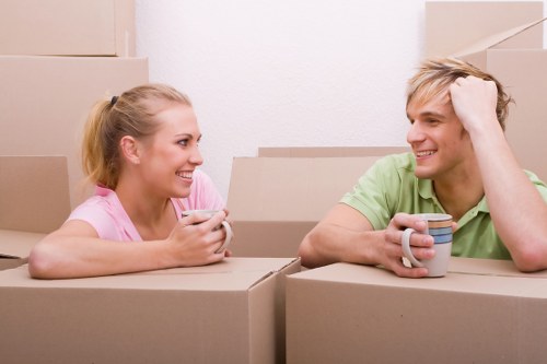 Careful furniture handling during a Battersea house removal