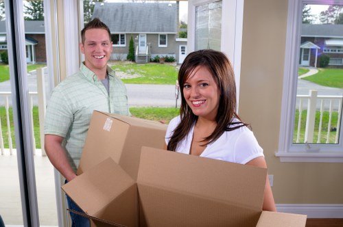 Local Battersea van service handling a small move in London