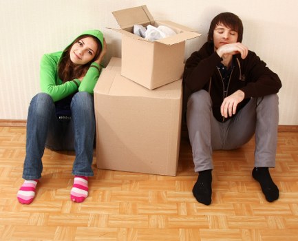 Professional moving company team discussing complaint resolution