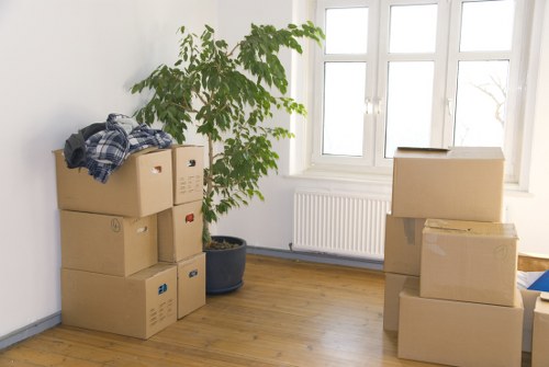 Residential moving day in Battersea with careful furniture loading