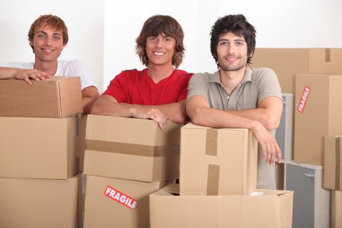 Removal team handling a local move in Battersea