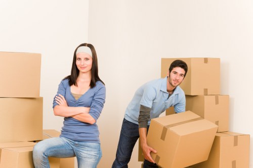 Unpacking and room setup service for a Battersea property