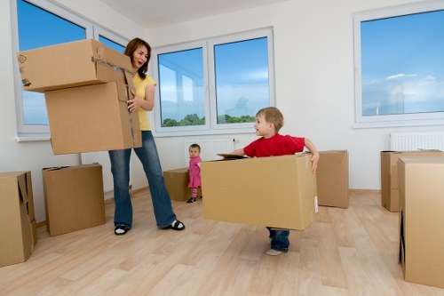 Professional packing and furniture moving service for a Battersea household