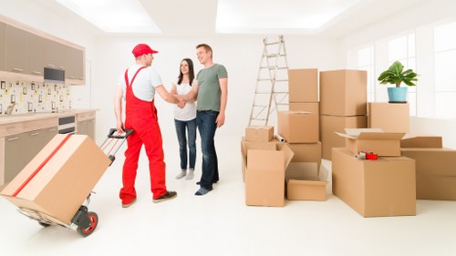 Careful loading for a Battersea flat or house move