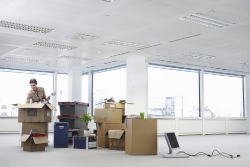 Commercial office relocation with parking and access considerations in Battersea